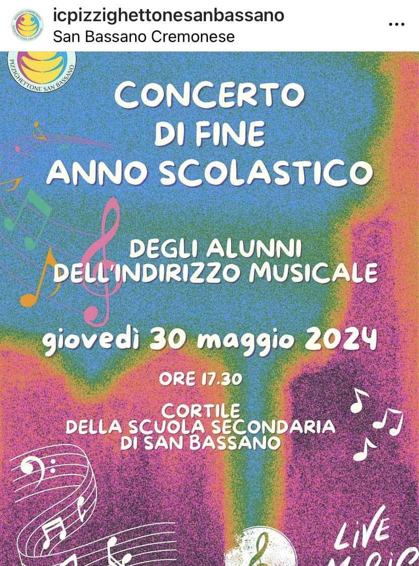 Concerto di fine anno scolastico