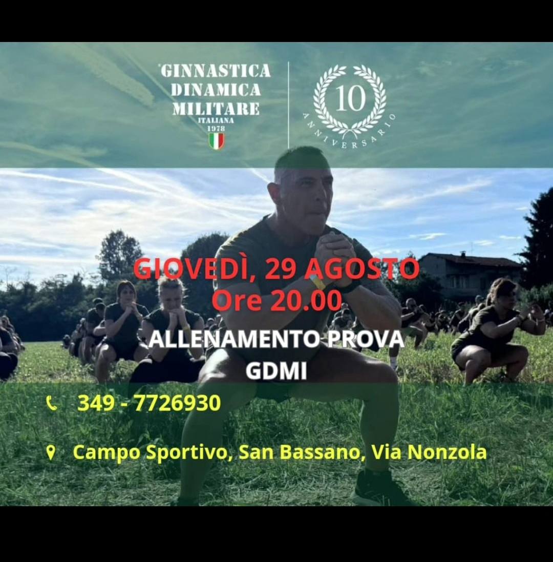 Evento dimostrativo ginnastica militare italiana