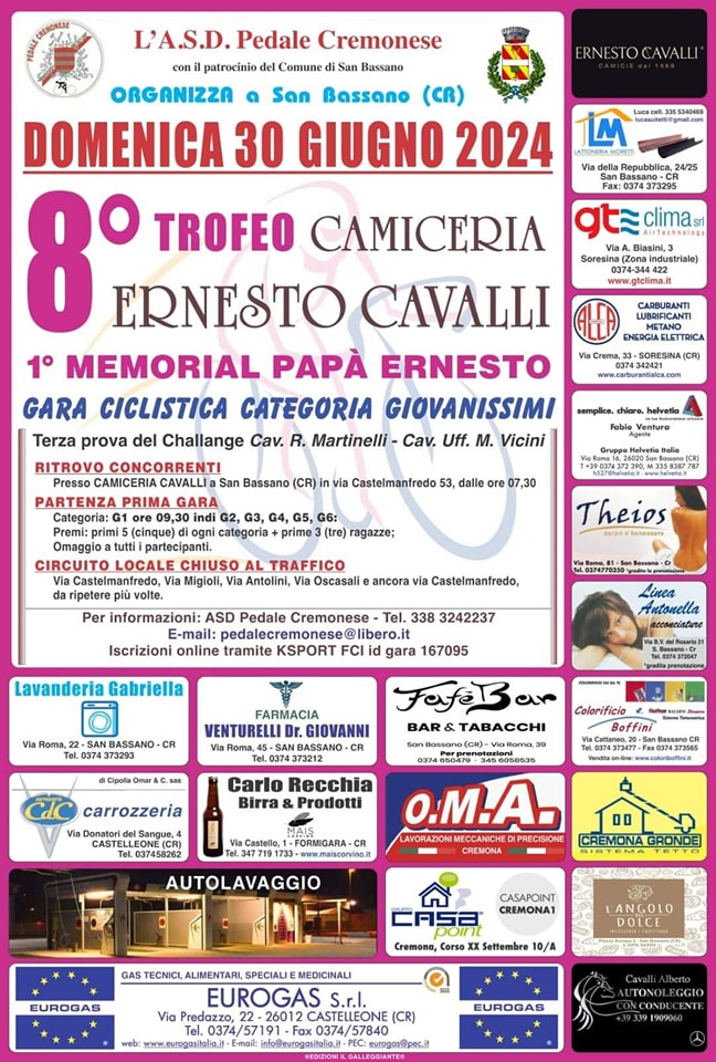 8° Trofeo Camiceria Ernesto Cavalli